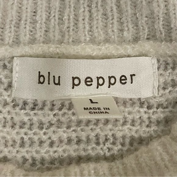 Anthro Blu Pepper Colorblock Sweater Dress - Picture 6 of 11